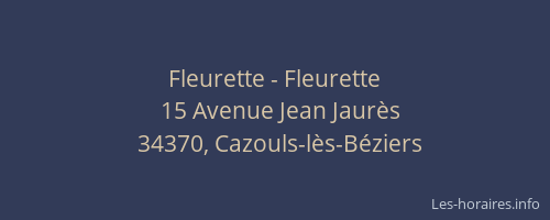 Fleurette - Fleurette