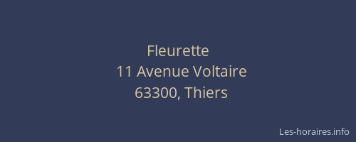 Fleurette