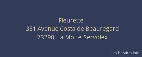 Fleurette