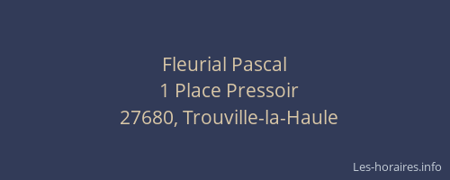 Fleurial Pascal