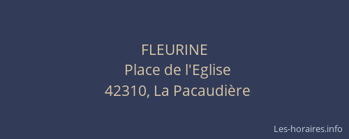 FLEURINE