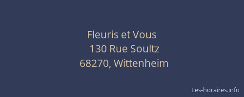 Fleuris et Vous