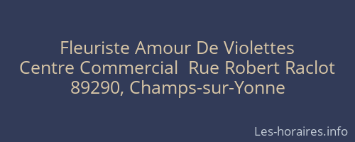Fleuriste Amour De Violettes