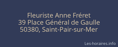 Fleuriste Anne Fréret