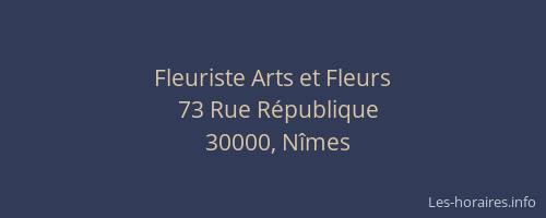 Fleuriste Arts et Fleurs