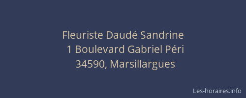 Fleuriste Daudé Sandrine