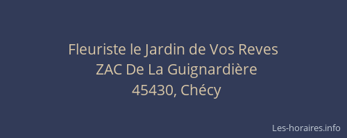 Fleuriste le Jardin de Vos Reves
