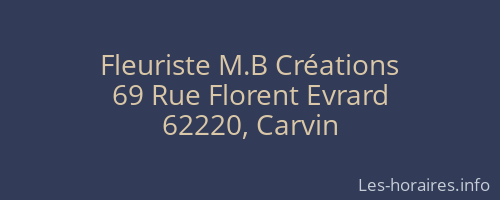 Fleuriste M.B Créations