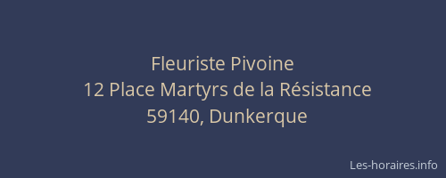 Fleuriste Pivoine