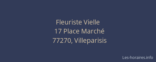 Fleuriste Vielle