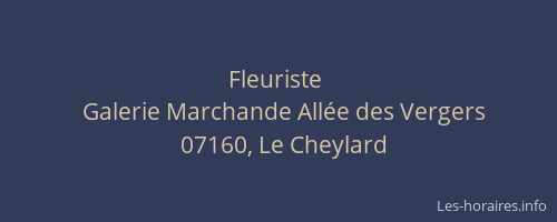 Fleuriste 