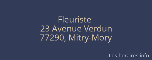 Fleuriste 