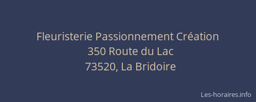 Fleuristerie Passionnement Cr&eacute;ation