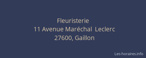 Fleuristerie
