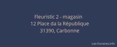 Fleuristic 2 - magasin