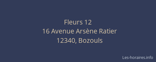Fleurs 12