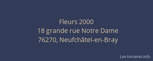 Fleurs 2000