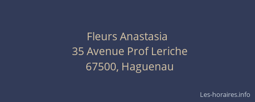 Fleurs Anastasia