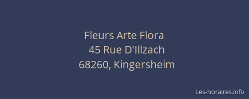 Fleurs Arte Flora