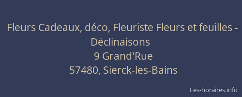 Fleurs Cadeaux, d&eacute;co, Fleuriste Fleurs et feuilles - D&eacute;clinaisons