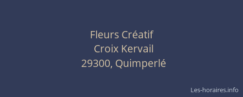 Fleurs Cr&eacute;atif