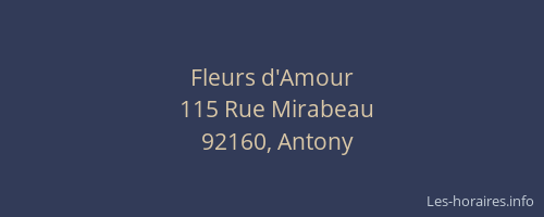 Fleurs d'Amour