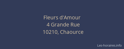 Fleurs d'Amour
