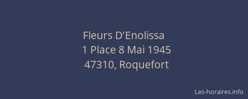 Fleurs D'Enolissa