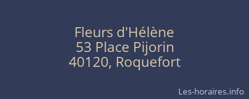Fleurs d'Hélène
