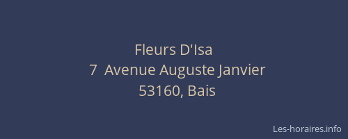 Fleurs D'Isa