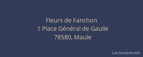 Fleurs de Fanchon
