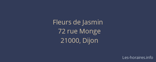 Fleurs de Jasmin