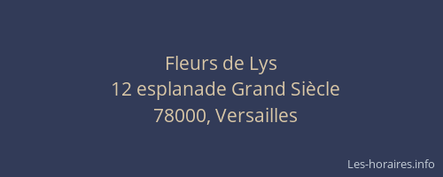 Fleurs de Lys