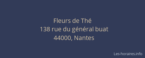 Fleurs de Thé