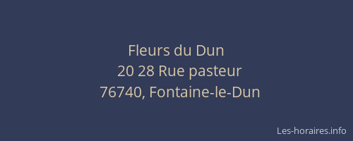Fleurs du Dun