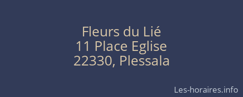 Fleurs du Lié