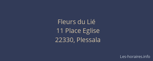 Fleurs du Li&eacute;