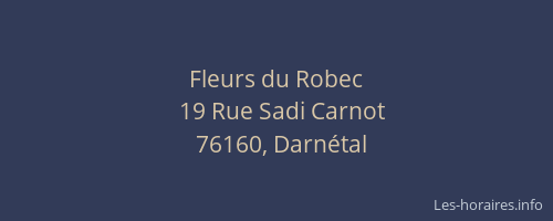 Fleurs du Robec