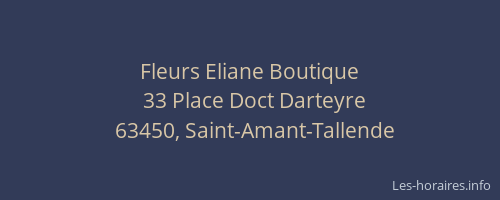 Fleurs Eliane Boutique