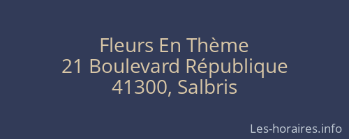 Fleurs En Thème