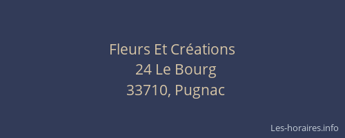 Fleurs Et Cr&eacute;ations