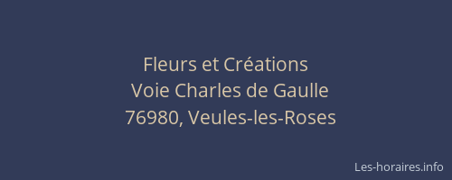 Fleurs et Créations