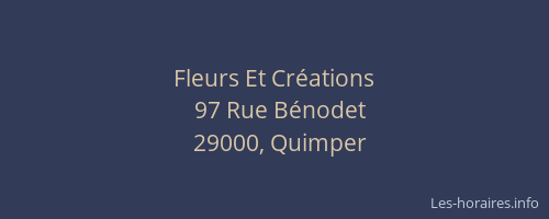 Fleurs Et Créations