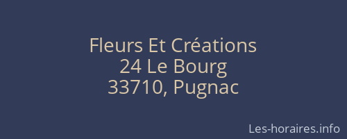 Fleurs Et Créations
