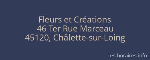 Fleurs et Créations