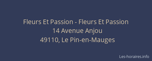 Fleurs Et Passion - Fleurs Et Passion