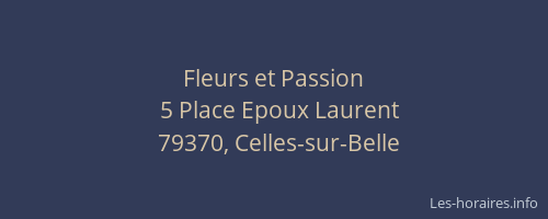 Fleurs et Passion