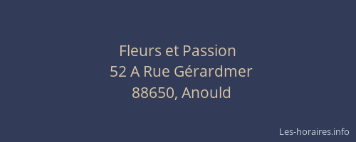 Fleurs et Passion