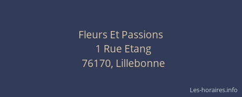 Fleurs Et Passions