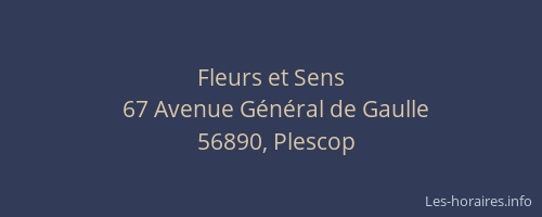 Fleurs et Sens